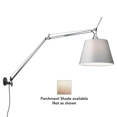 Tolomeo w/ Shade Wall Lamp (J Bracket/Parchment) - OPEN BOX by Artemide at Lumens.com